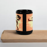 No Pain No Gain Black Glossy Mug - Beyond T-shirts